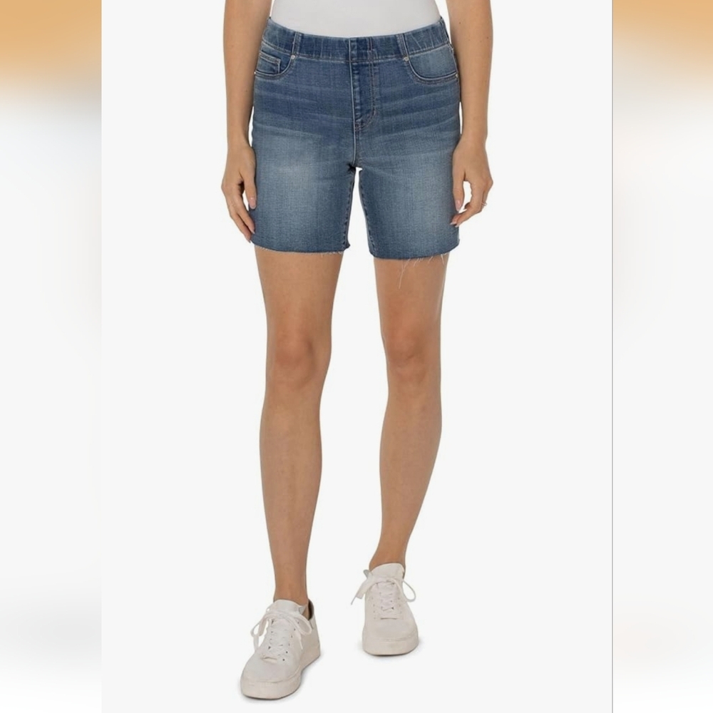 Liverpool Chloe Bermuda Short Jean And Denim